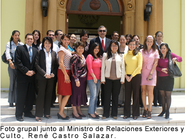 René Castro Salazar, Ministro de Relaciones Exteriores y Culto