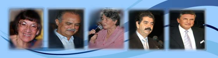 Inés Trejos Araya, Ana Isabel Piza Escalante, Heriberto Valverde Castro, Enrique Villalobos Quirós y Manuel Emilio Morales Bejarano 