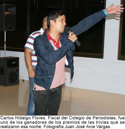 Carlos Hidalgo Flores, Fiscal del Colegio de Periodistas 2012