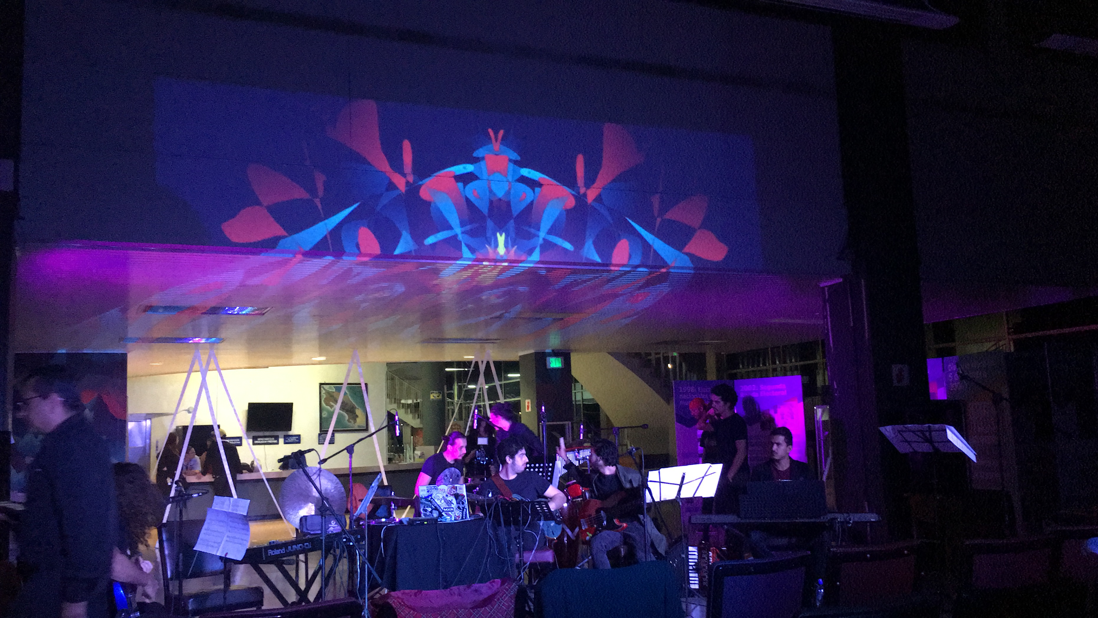 El concierto se llevó a cabo en la Biblioteca Nacional